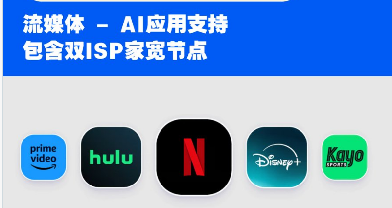 流媒体与 AI 应用支持示意图